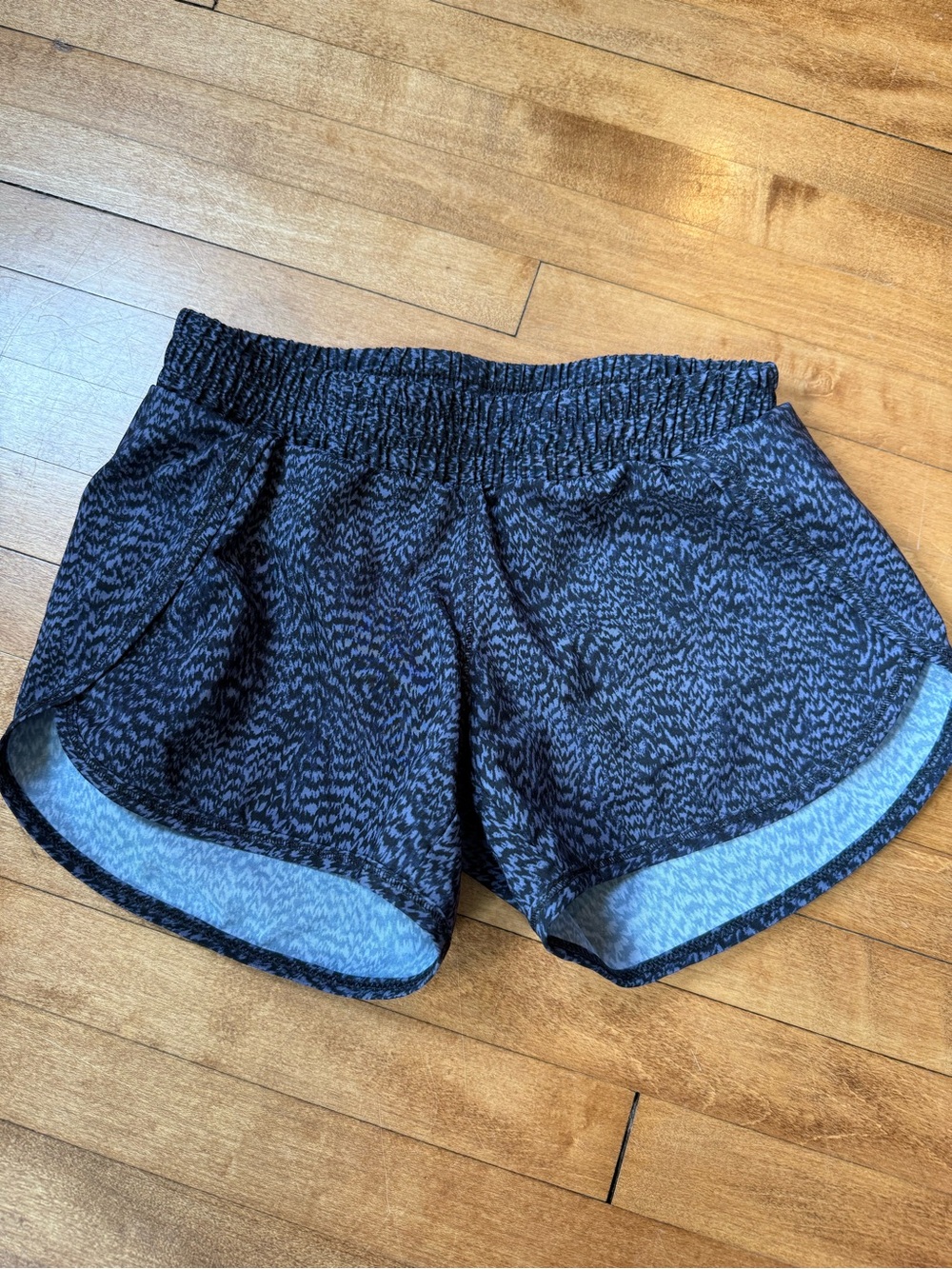 all in motion Black Heather Athletic Shorts